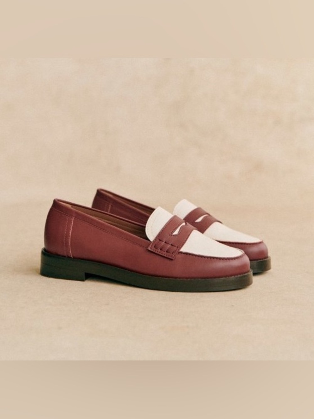 Sézane Andrea Loafers in Terracotta FR 39 / US 8 - Picture 2 of 10